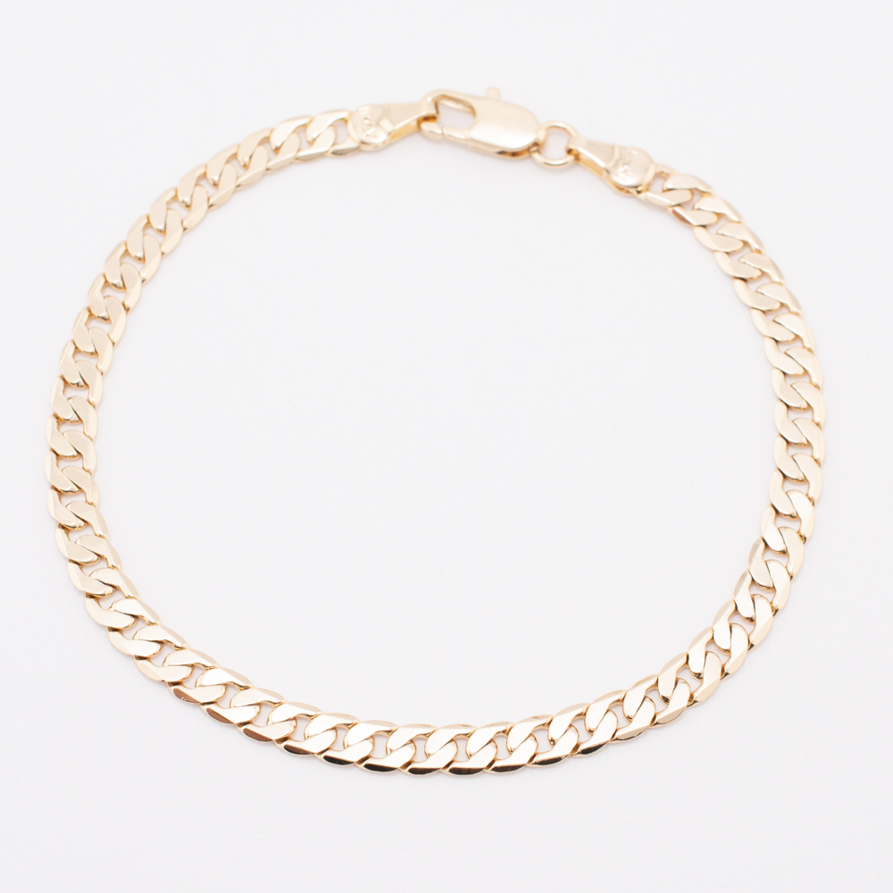 PULSERA CHAPA GOLDEN CASTING