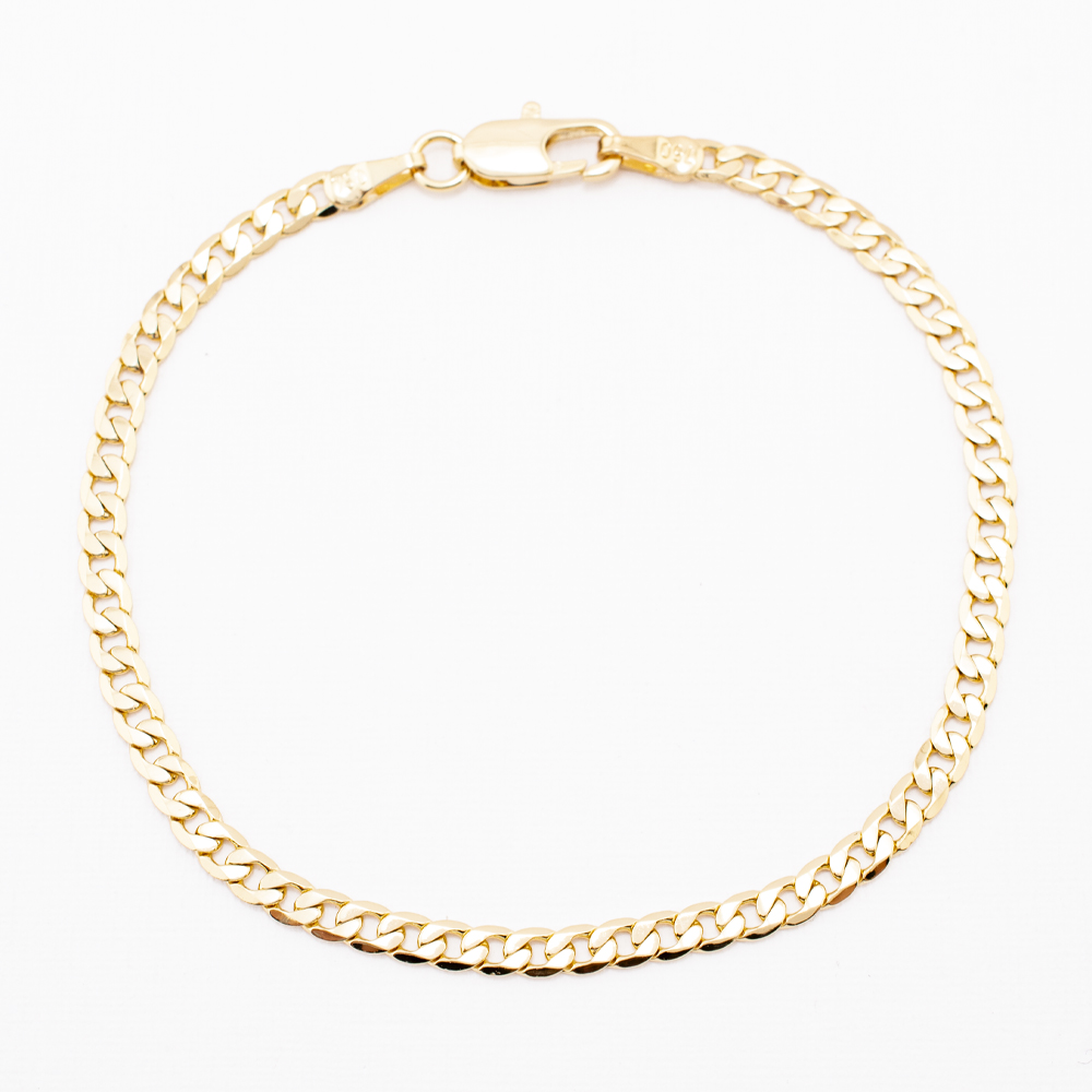 PULSERA CHAPA GOLDEN CASTING