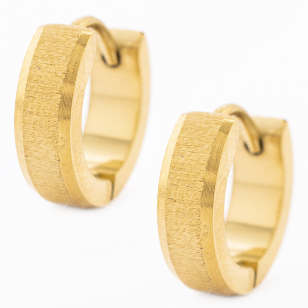 HUGGIE ACERO INOXIDABLE GOLDEN STEEL