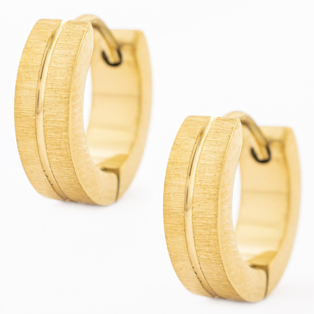 HUGGIE ACERO INOXIDABLE GOLDEN STEEL