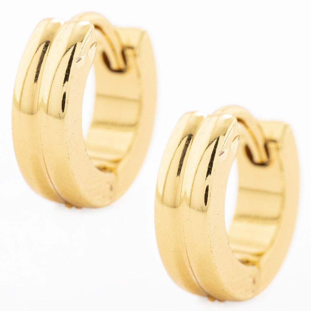 HUGGIE ACERO INOXIDABLE GOLDEN STEEL