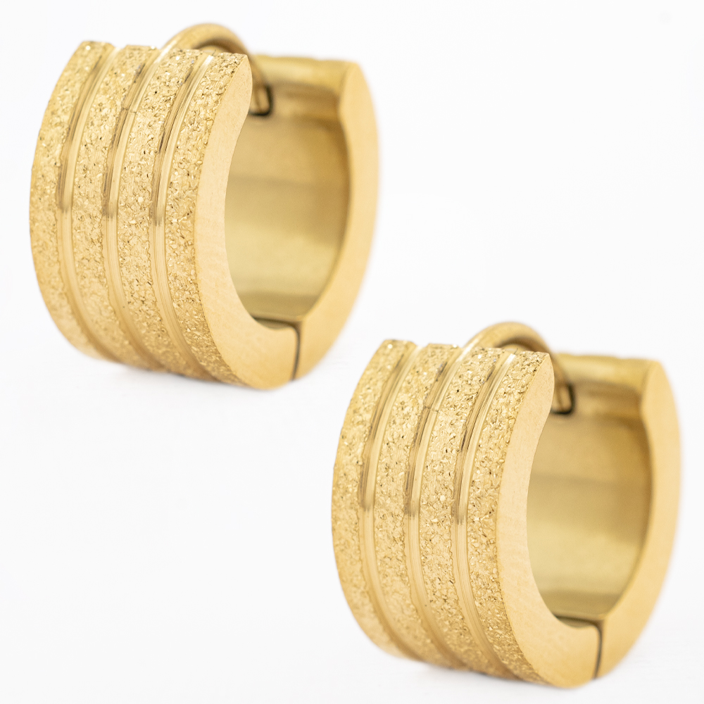 HUGGIE ACERO INOXIDABLE GOLDEN STEEL