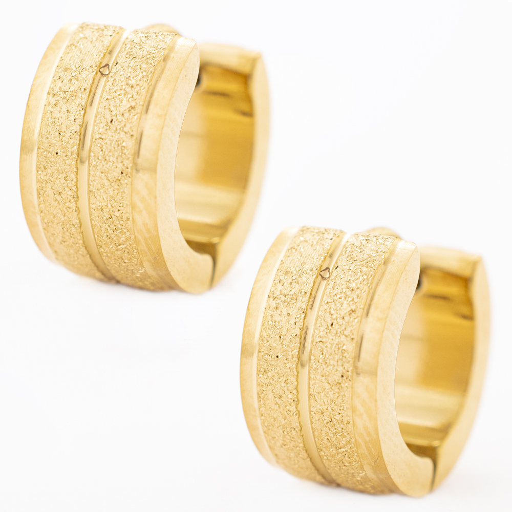 HUGGIE ACERO INOXIDABLE GOLDEN STEEL
