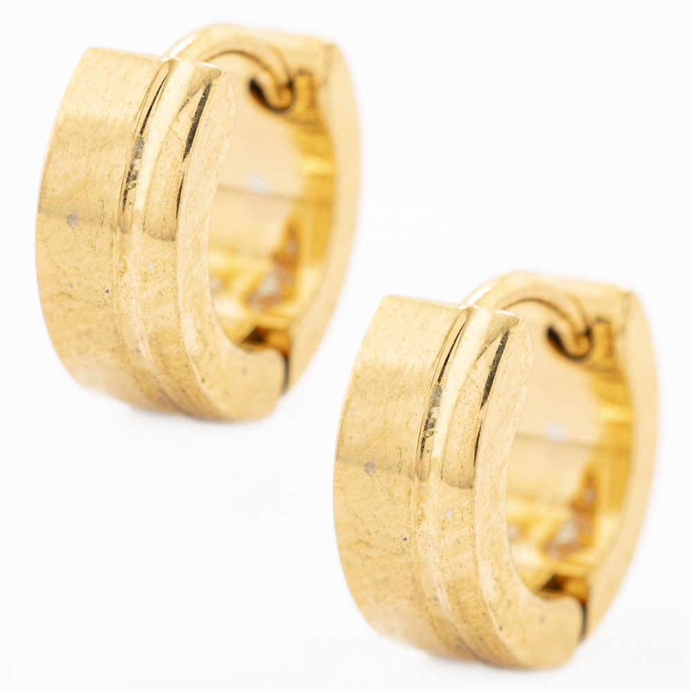 HUGGIE ACERO INOXIDABLE GOLDEN STEEL