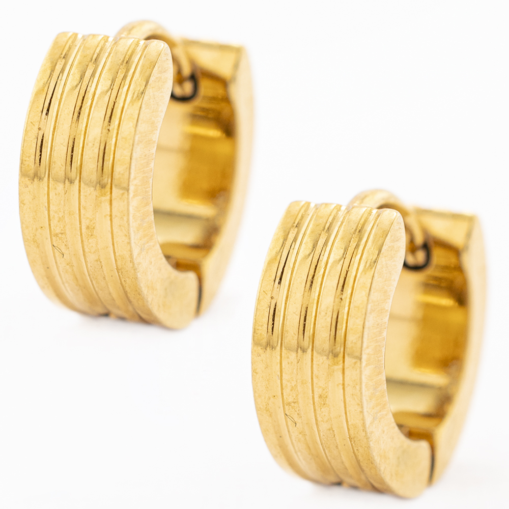 HUGGIE ACERO INOXIDABLE GOLDEN STEEL