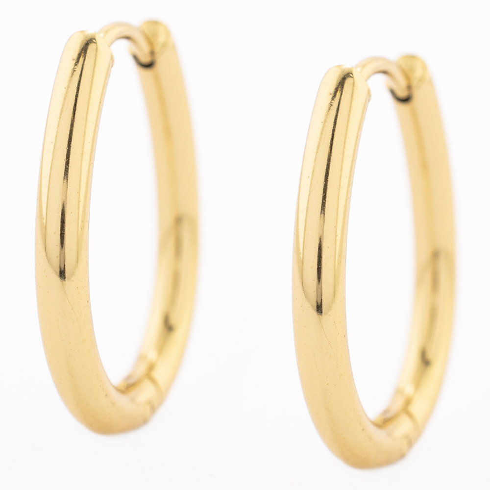 HUGGIE ACERO INOXIDABLE GOLDEN STEEL