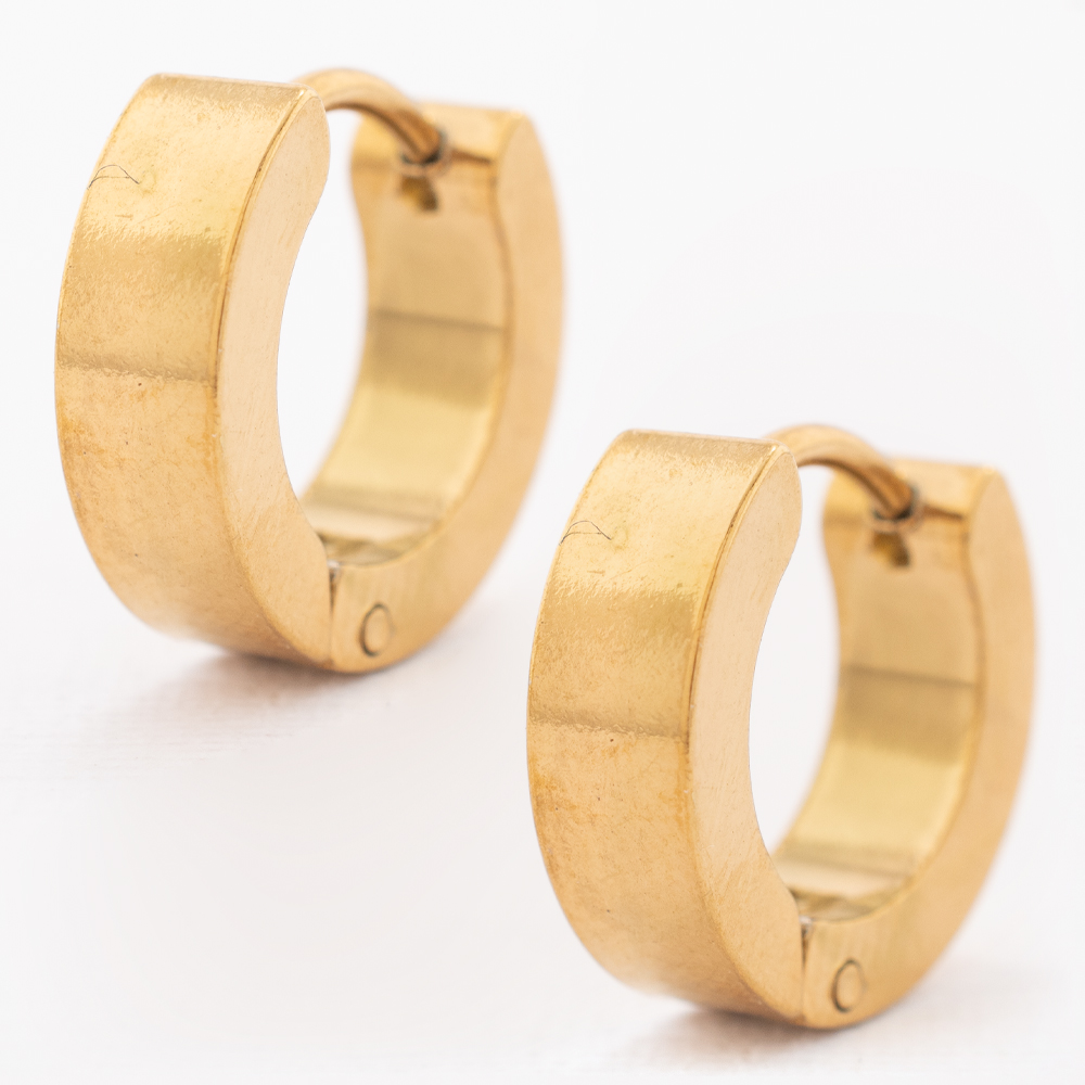 HUGGIE ACERO INOXIDABLE GOLDEN STEEL