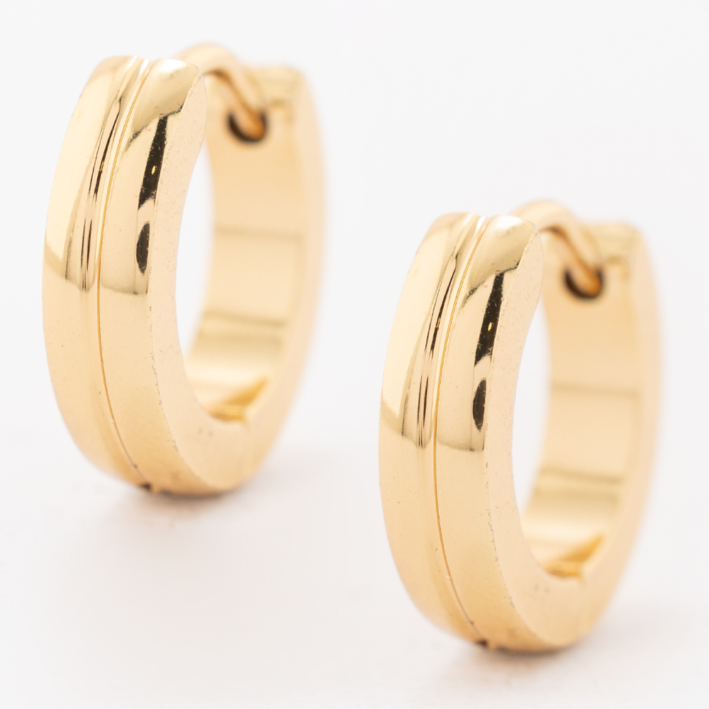 HUGGIE ACERO INOXIDABLE GOLDEN STEEL
