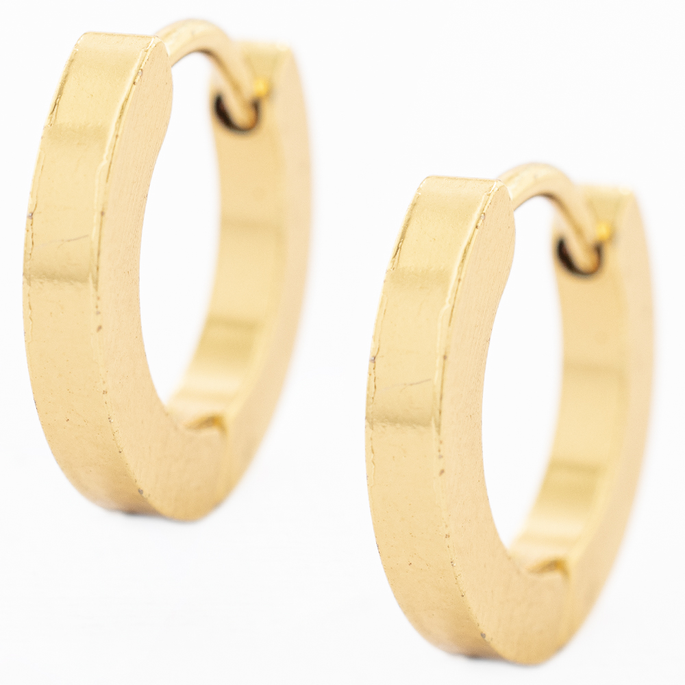 HUGGIE ACERO INOXIDABLE GOLDEN STEEL
