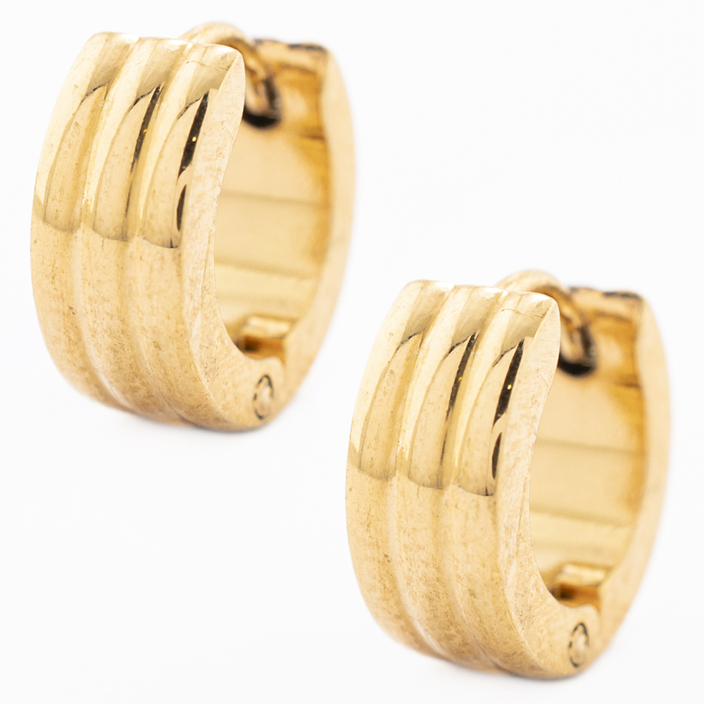 HUGGIE ACERO INOXIDABLE GOLDEN STEEL