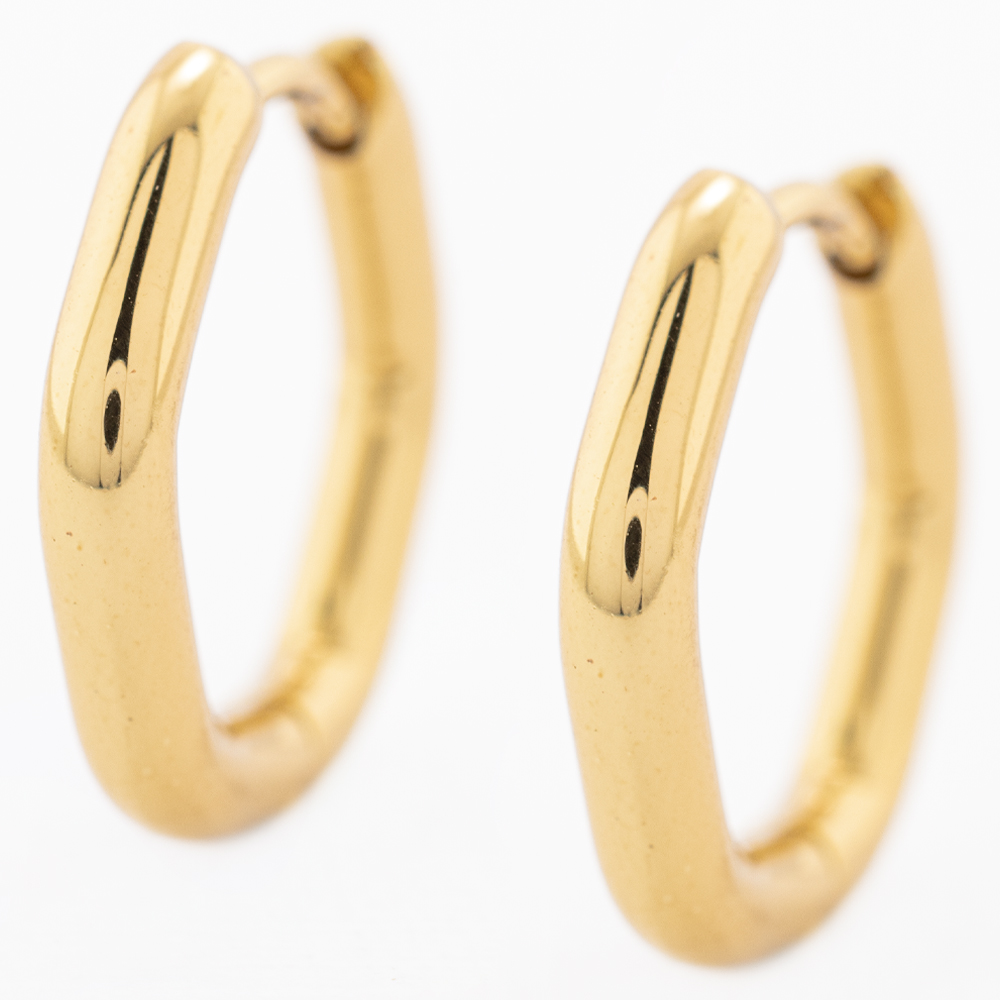 HUGGIE ACERO INOXIDABLE GOLDEN STEEL
