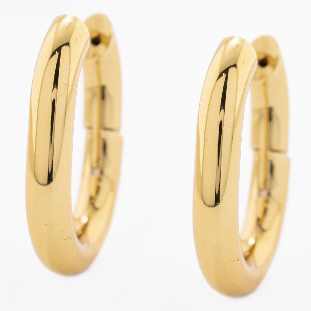 HUGGIE ACERO INOXIDABLE GOLDEN STEEL