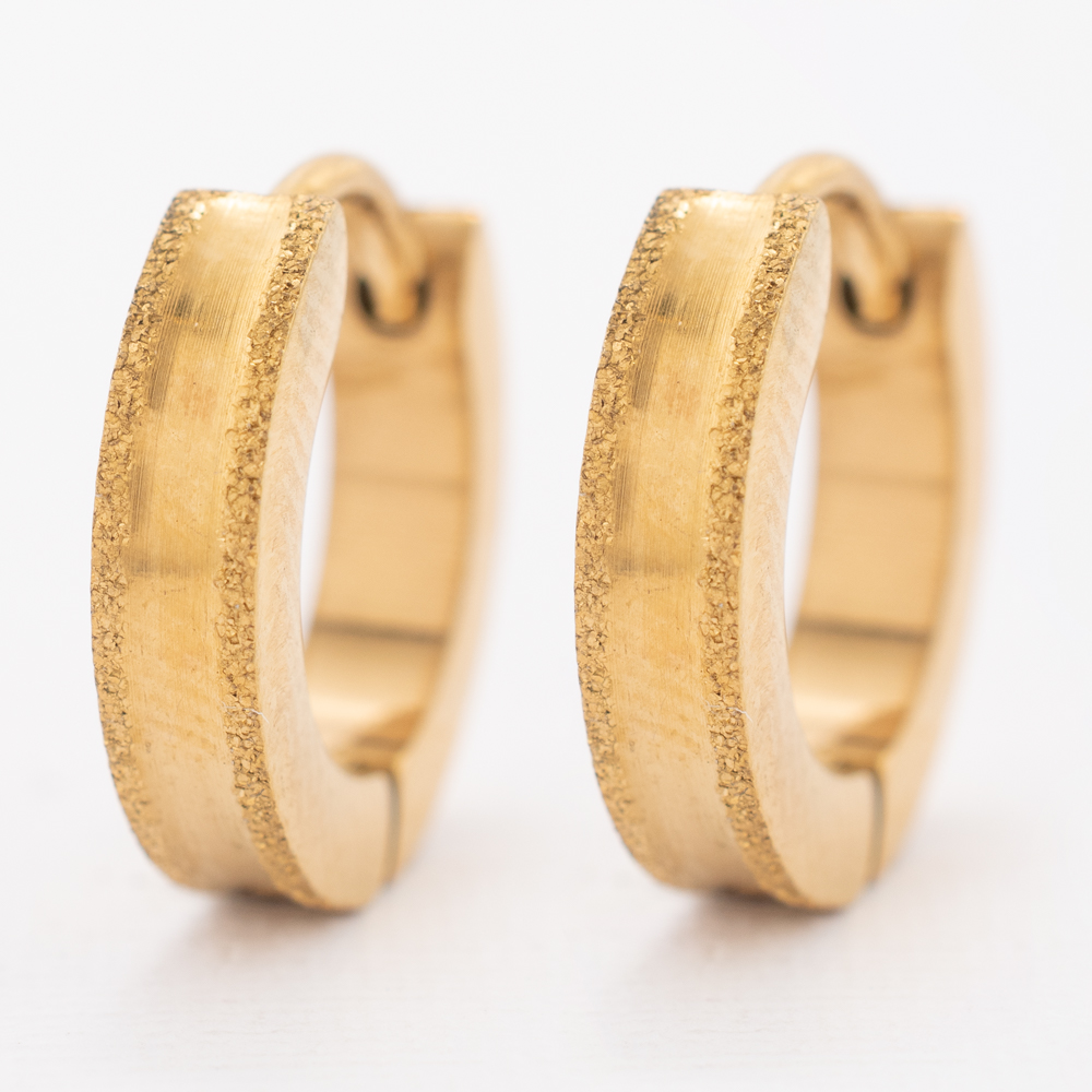 HUGGIE ACERO INOXIDABLE GOLDEN STEEL