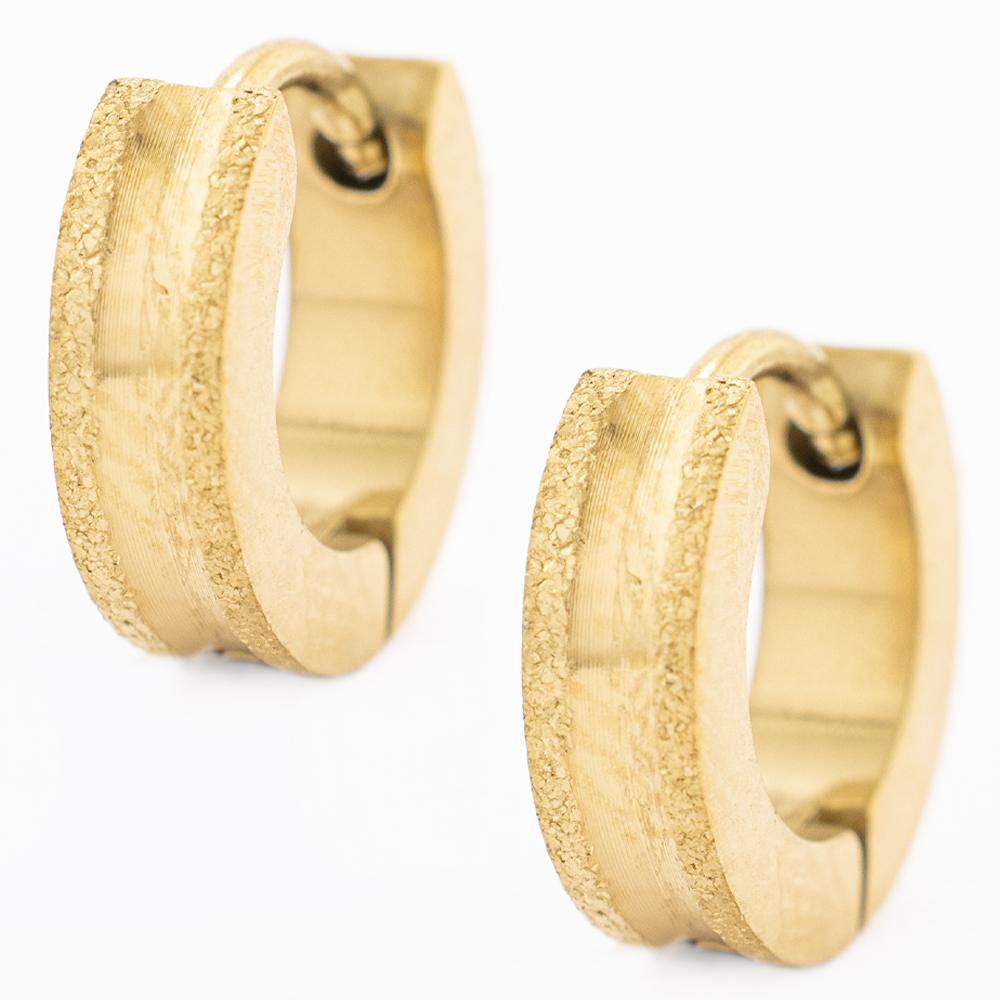 HUGGIE ACERO INOXIDABLE GOLDEN STEEL