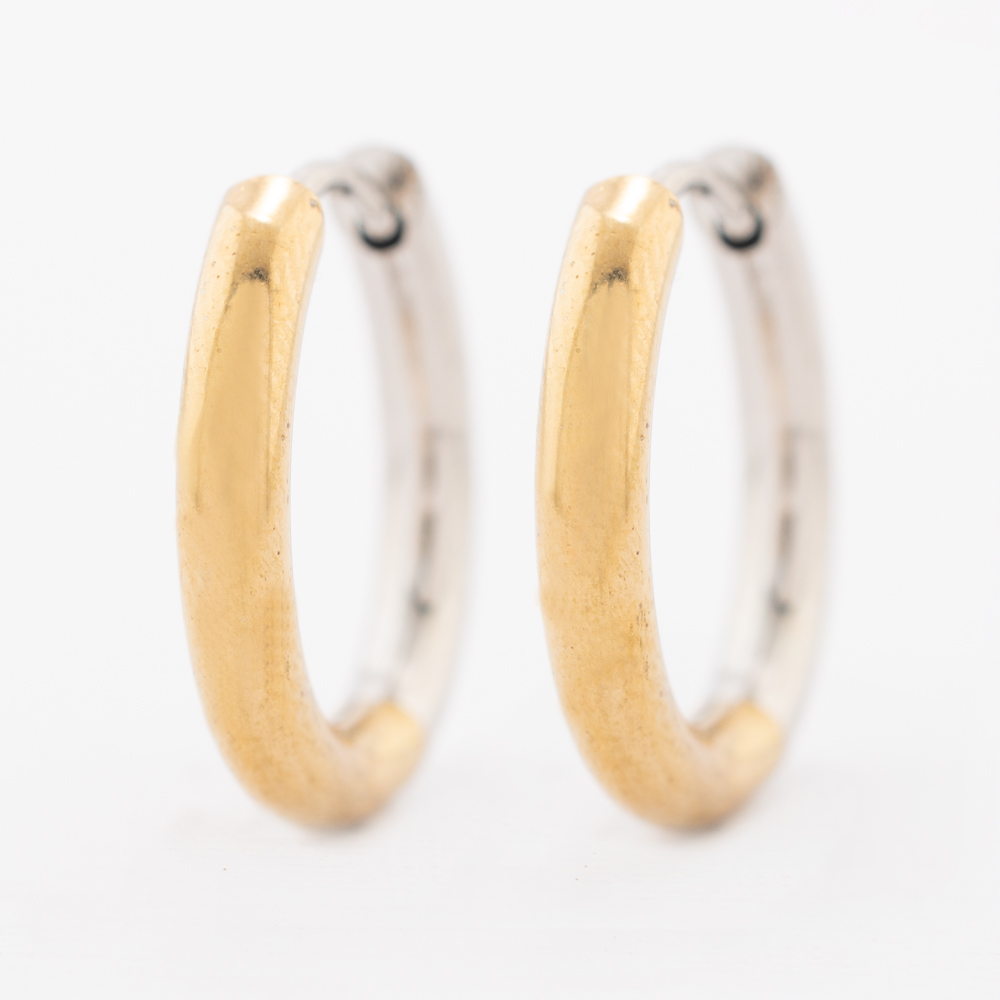 HUGGIE ACERO INOXIDABLE GOLDEN STEEL