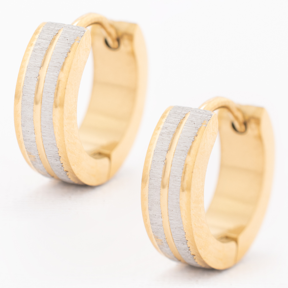 HUGGIE ACERO INOXIDABLE GOLDEN STEEL
