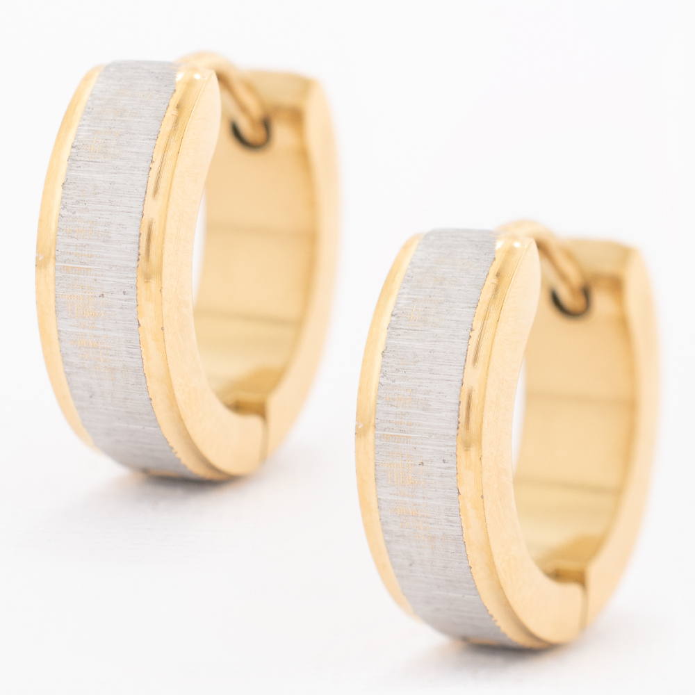HUGGIE ACERO INOXIDABLE GOLDEN STEEL