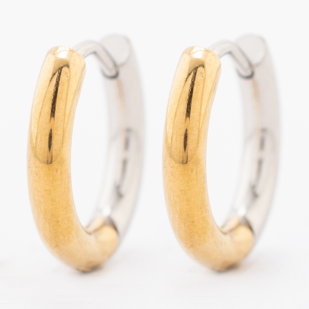 HUGGIE ACERO INOXIDABLE GOLDEN STEEL
