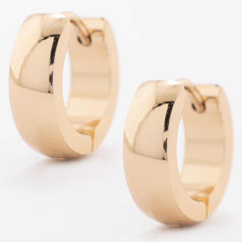 HUGGIE ACERO INOXIDABLE GOLDEN STEEL