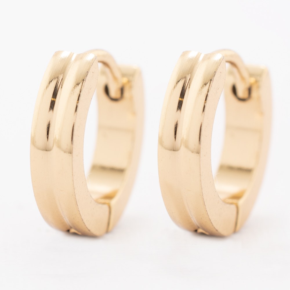 HUGGIE ACERO INOXIDABLE GOLDEN STEEL