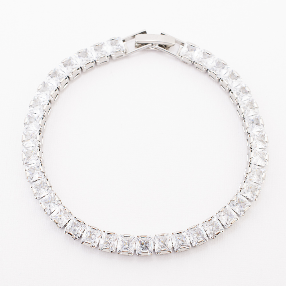 PULSERA RODIO CRYSTIME