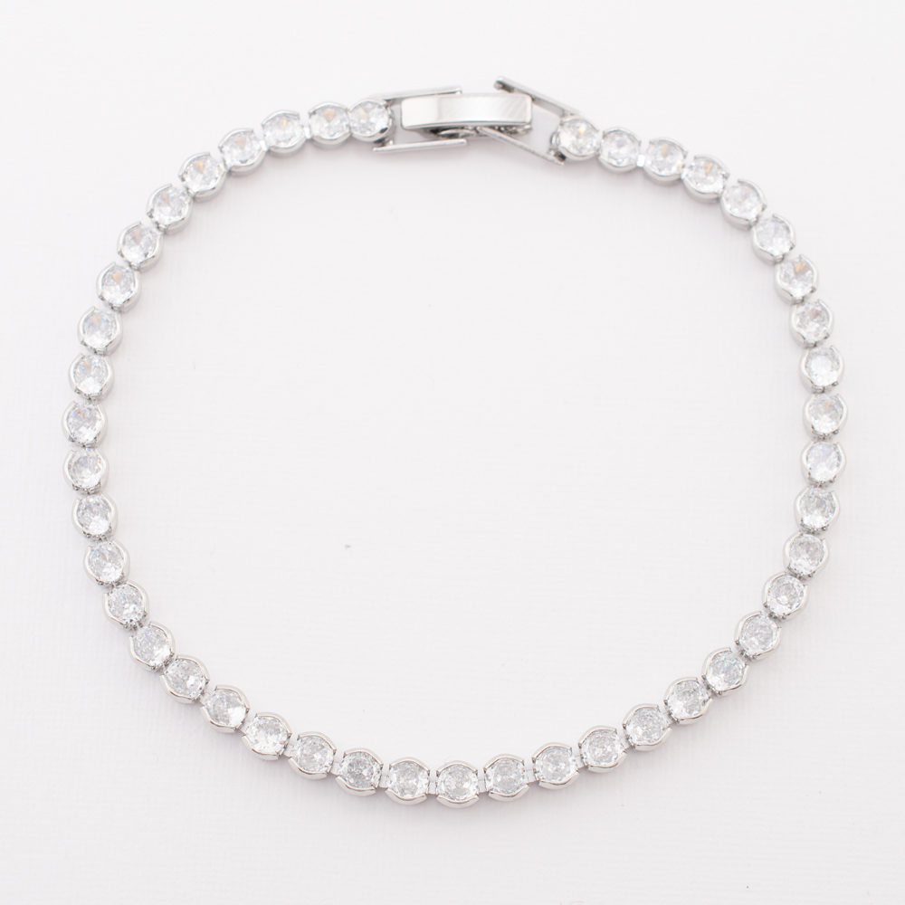 PULSERA RODIO CRYSTIME