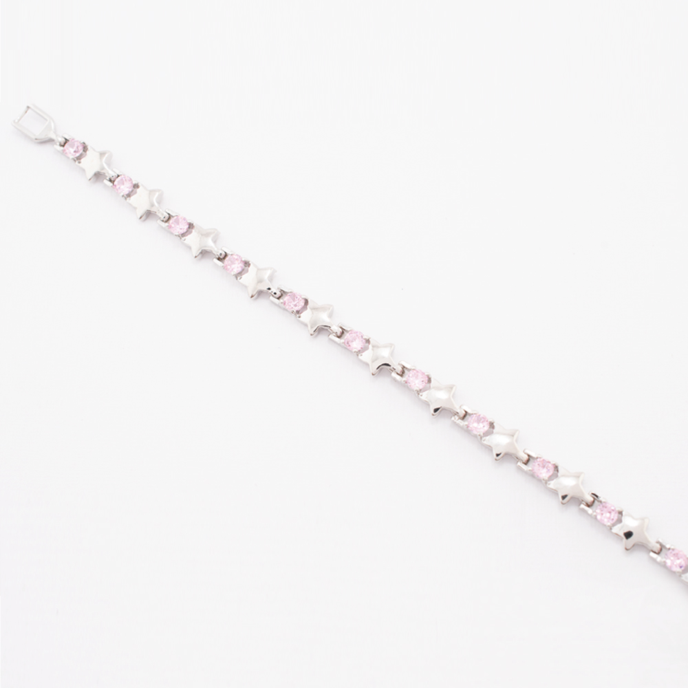 PULSERA RODIO CRYSTIME