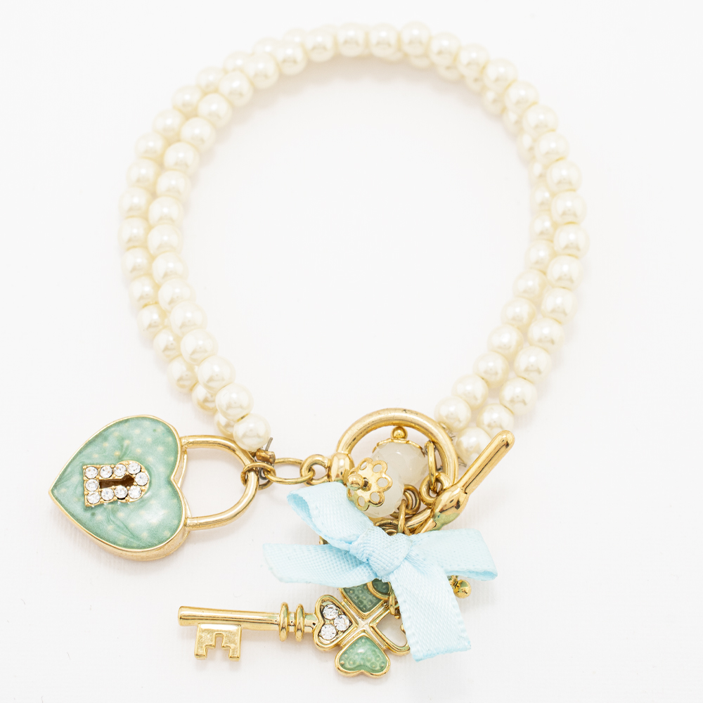 PULSERA CHAPA PEARLTIME