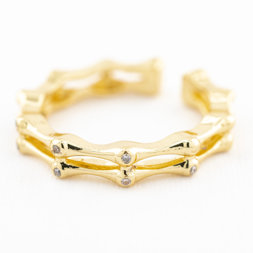 ANILLO  CHAPA GOLDEN CASTING