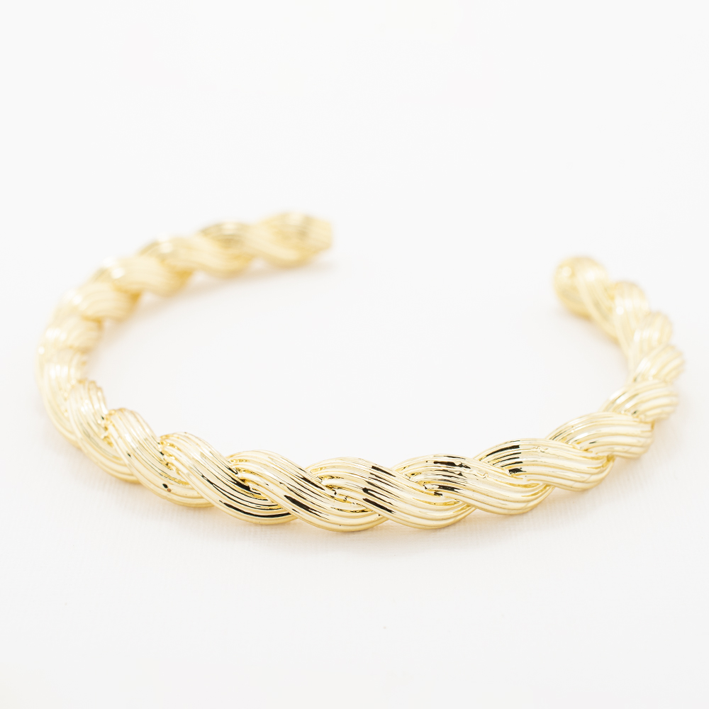 BRAZALETE CHAPA GOLDEN CASTING