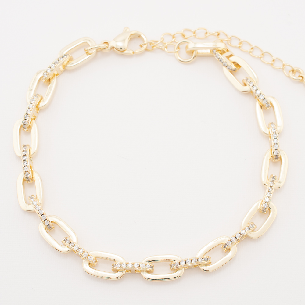 PULSERA CHAPA CRYSTIME