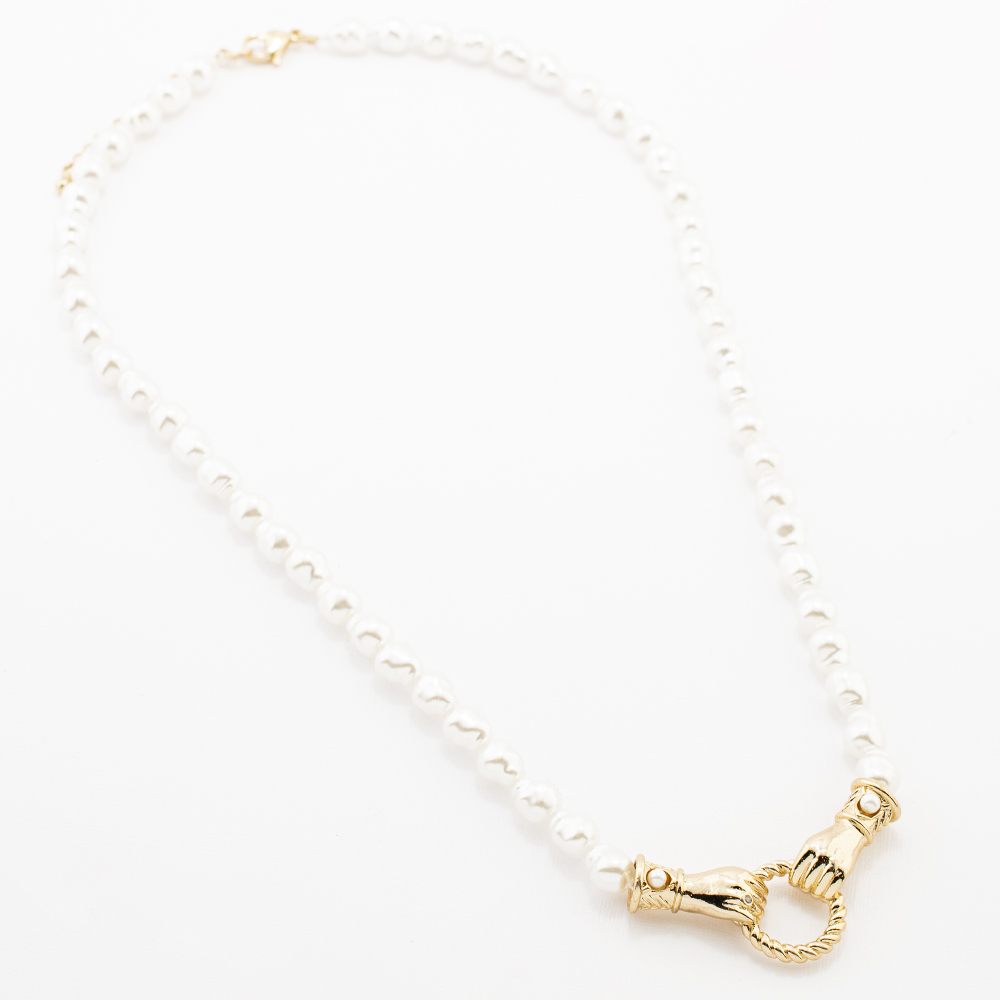 COLLAR CHAPA PEARLTIME