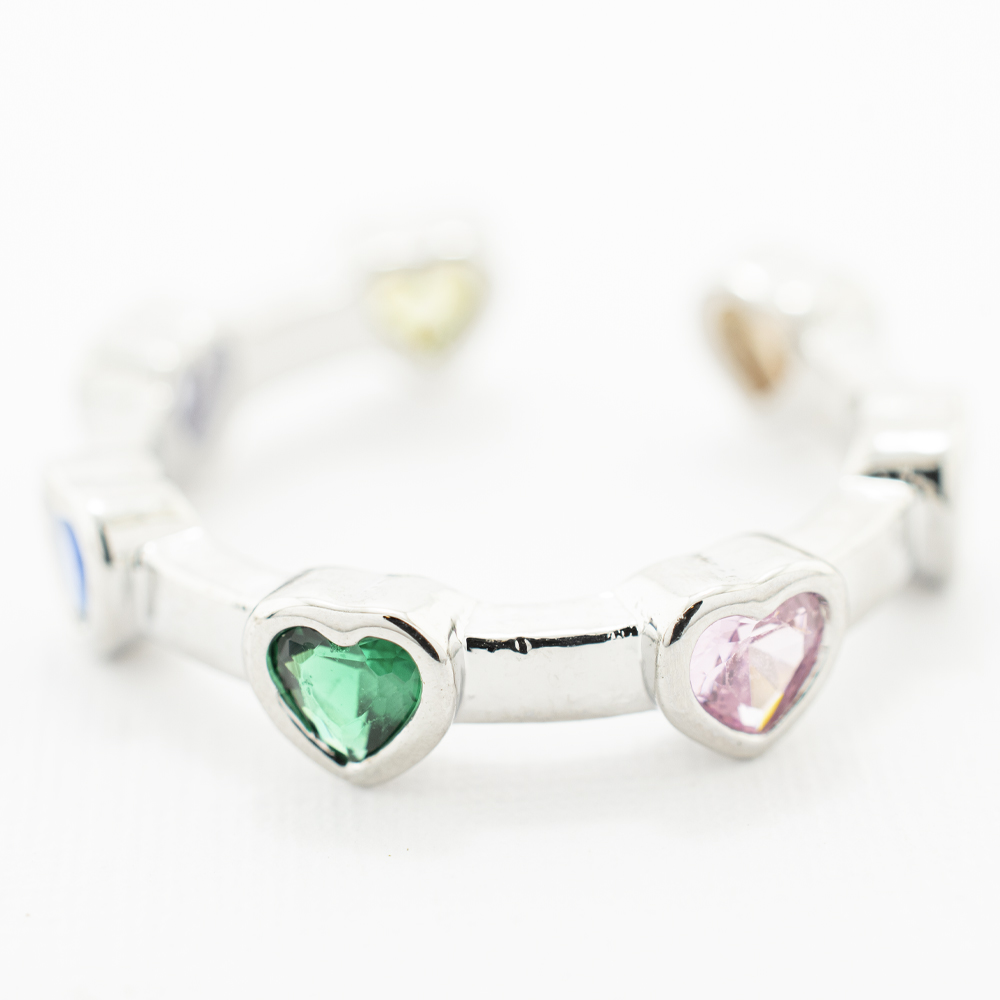 ANILLO  RODIO CRYSTIME