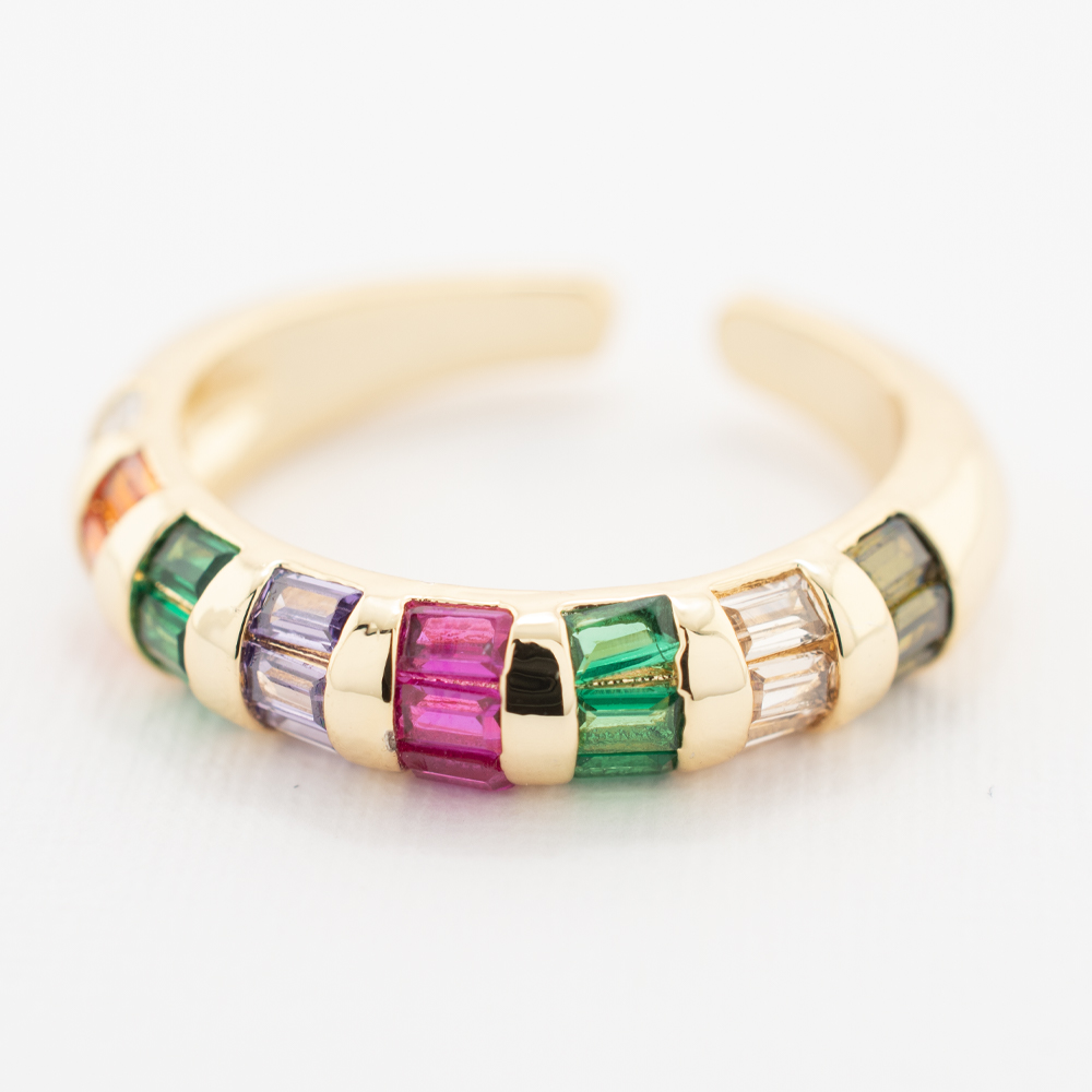 ANILLO  CHAPA GOLDEN RAINBOW