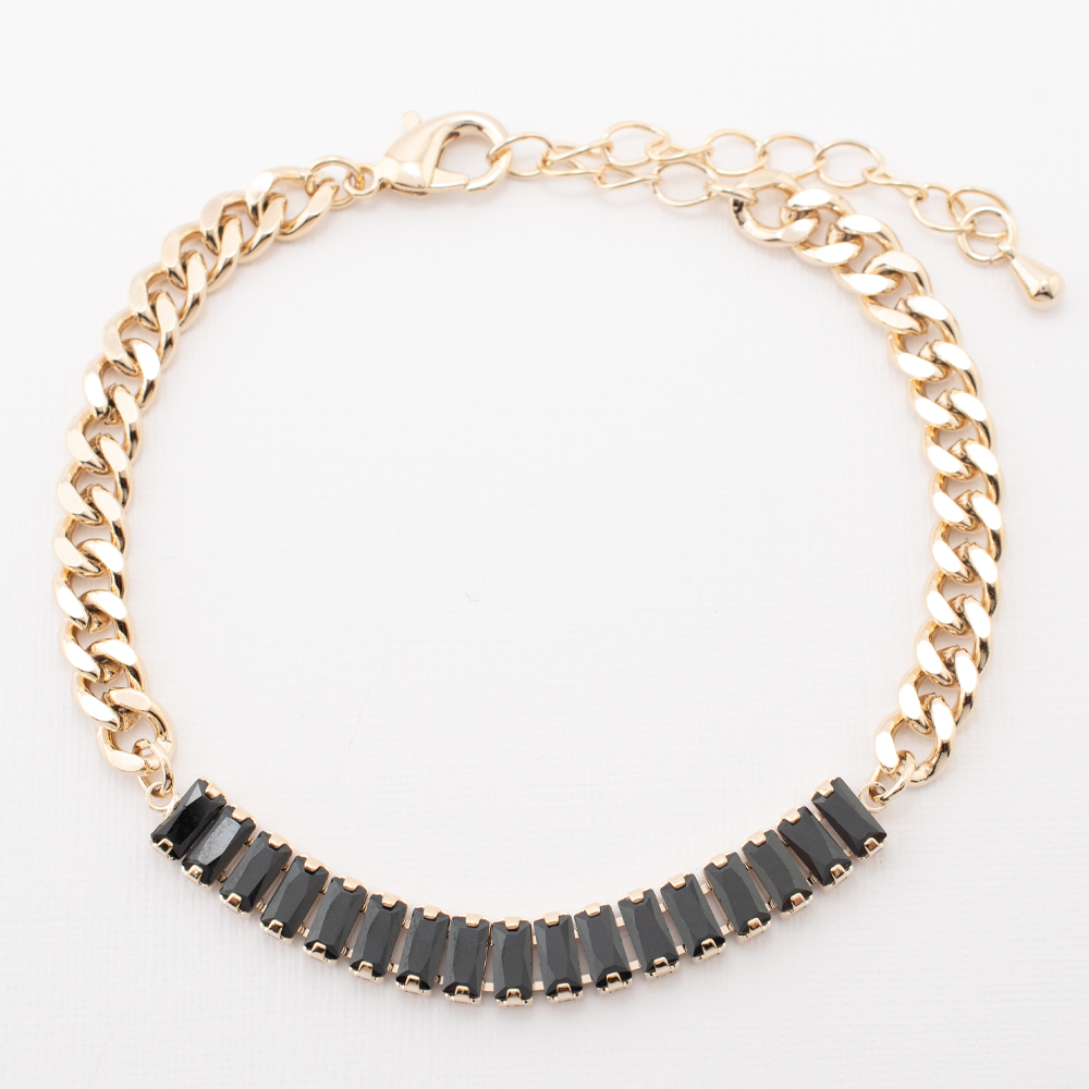 PULSERA CHAPA CRYSTIME