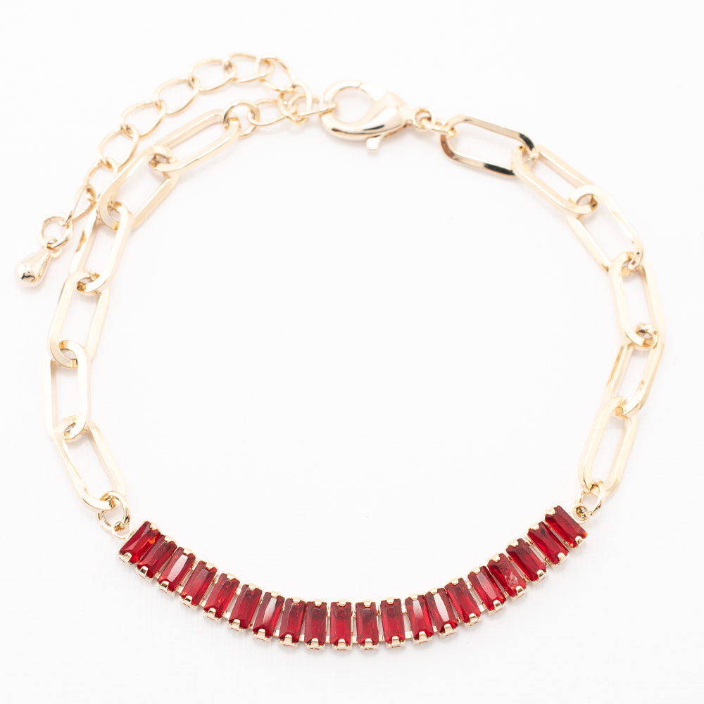 PULSERA CHAPA CRYSTIME