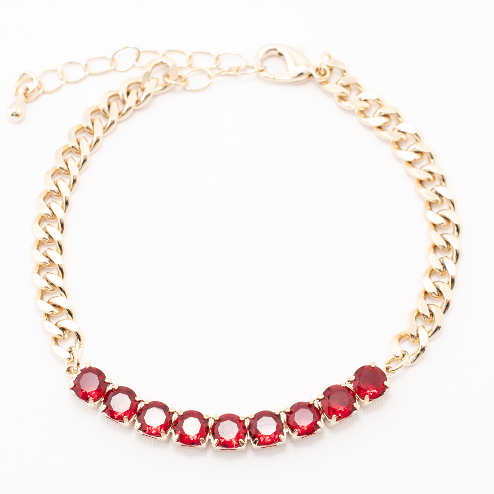 PULSERA CHAPA CRYSTIME