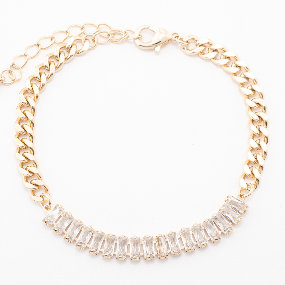 PULSERA CHAPA CRYSTIME