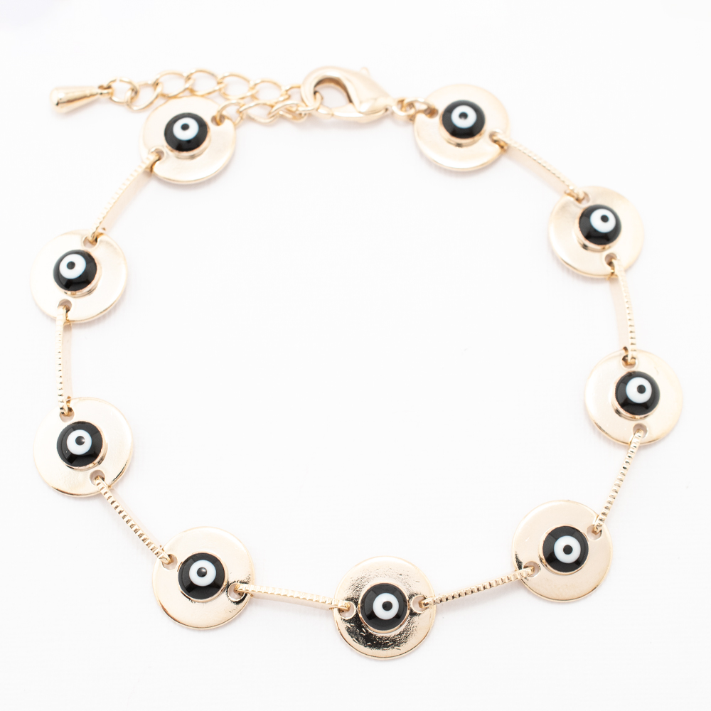 PULSERA CHAPA GOLDEN COLORS