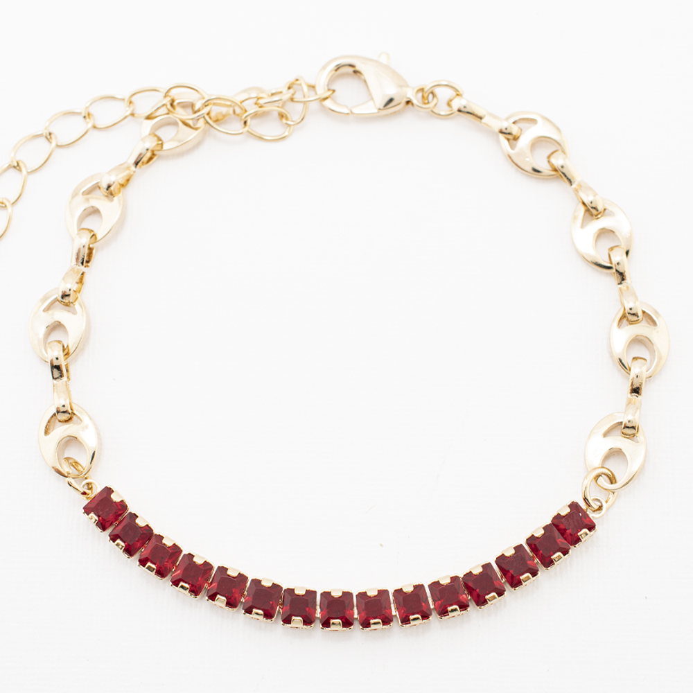 PULSERA CHAPA CRYSTIME
