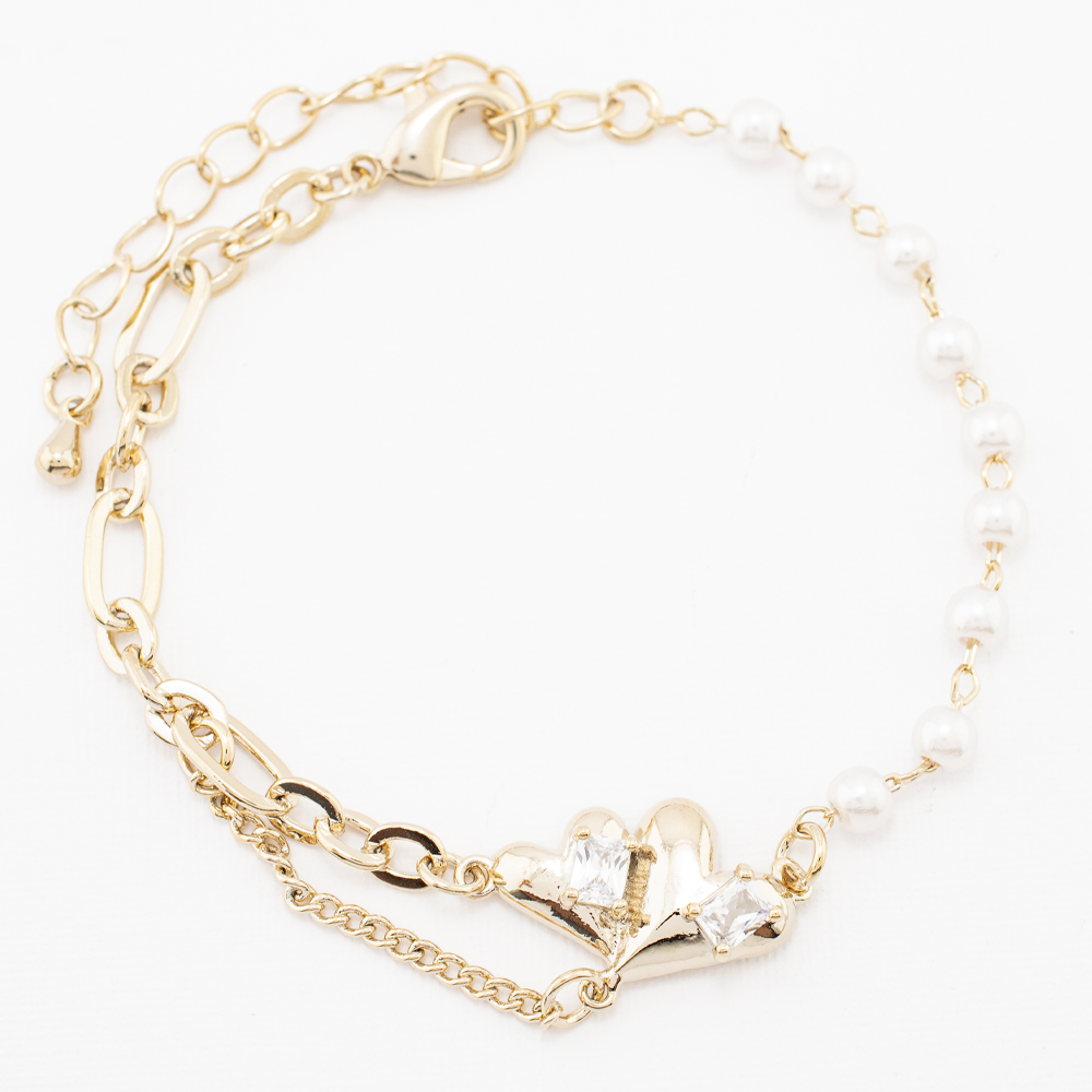 PULSERA CHAPA PEARLTIME