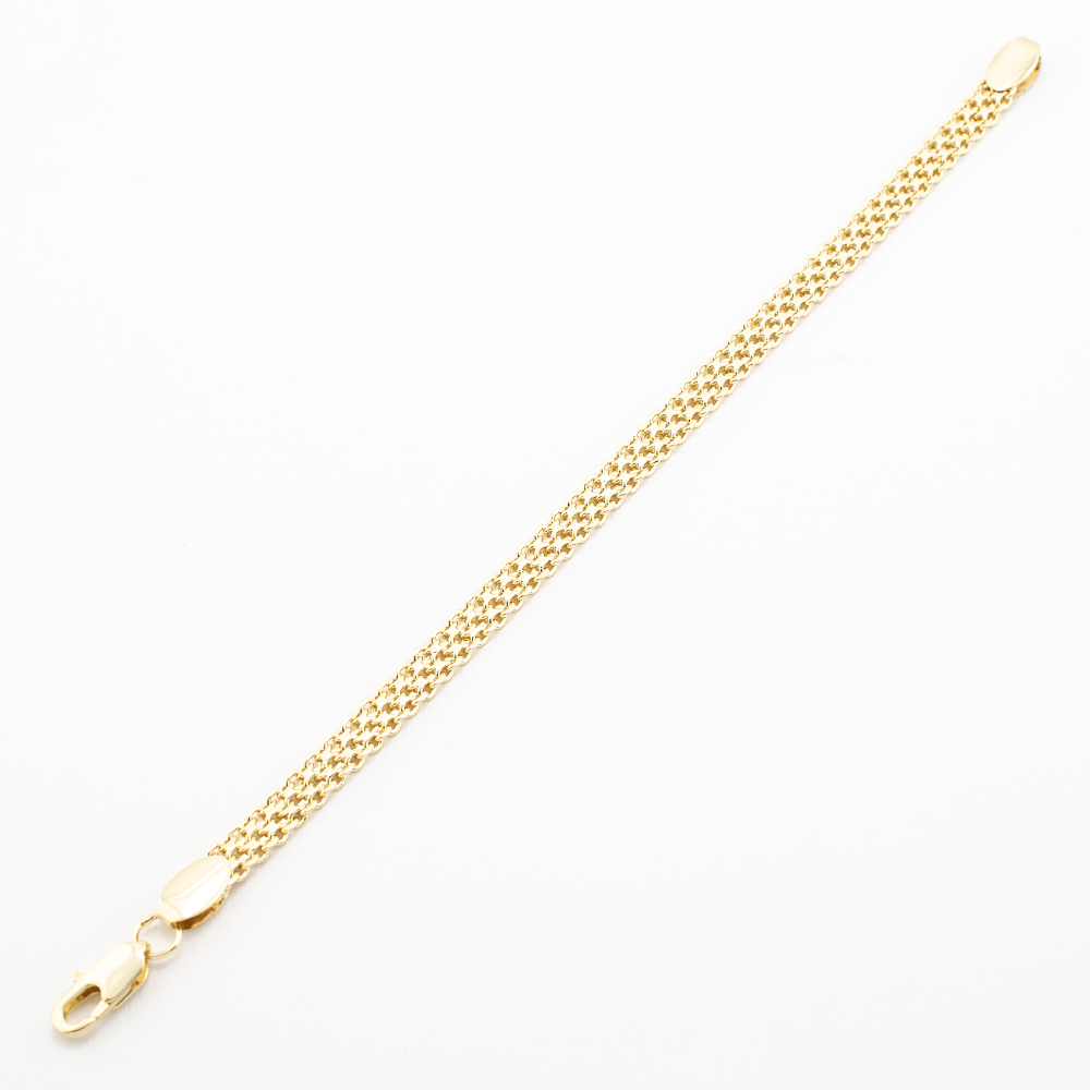 PULSERA CHAPA GOLDEN CASTING