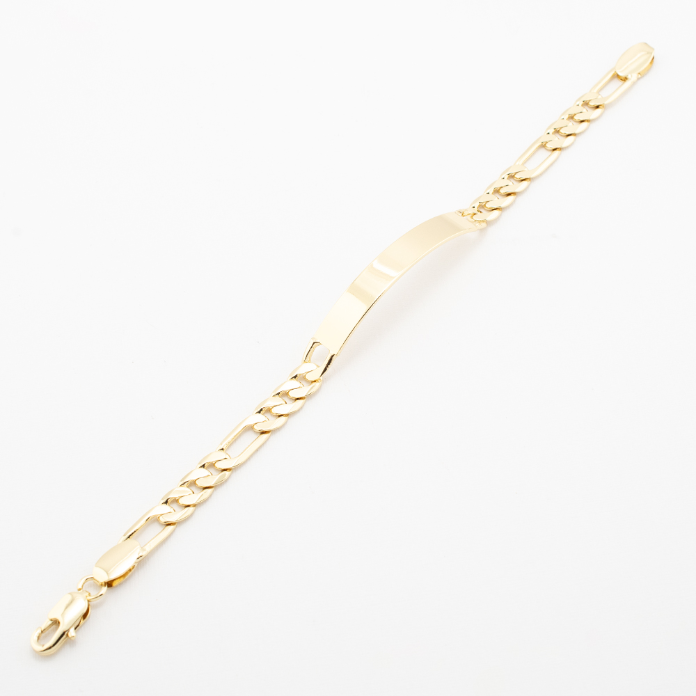 PULSERA CHAPA GOLDEN CASTING