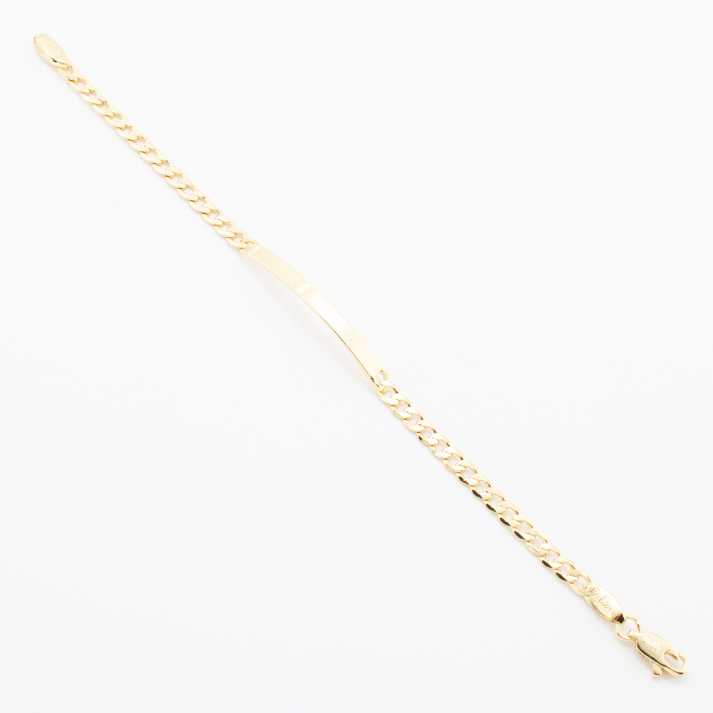 PULSERA CHAPA GOLDEN CASTING