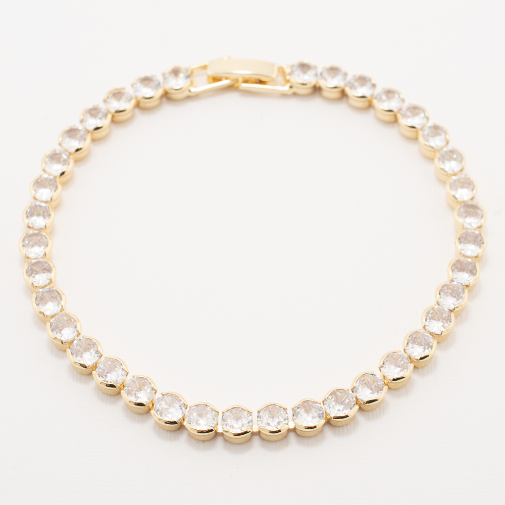 PULSERA CHAPA CRYSTIME