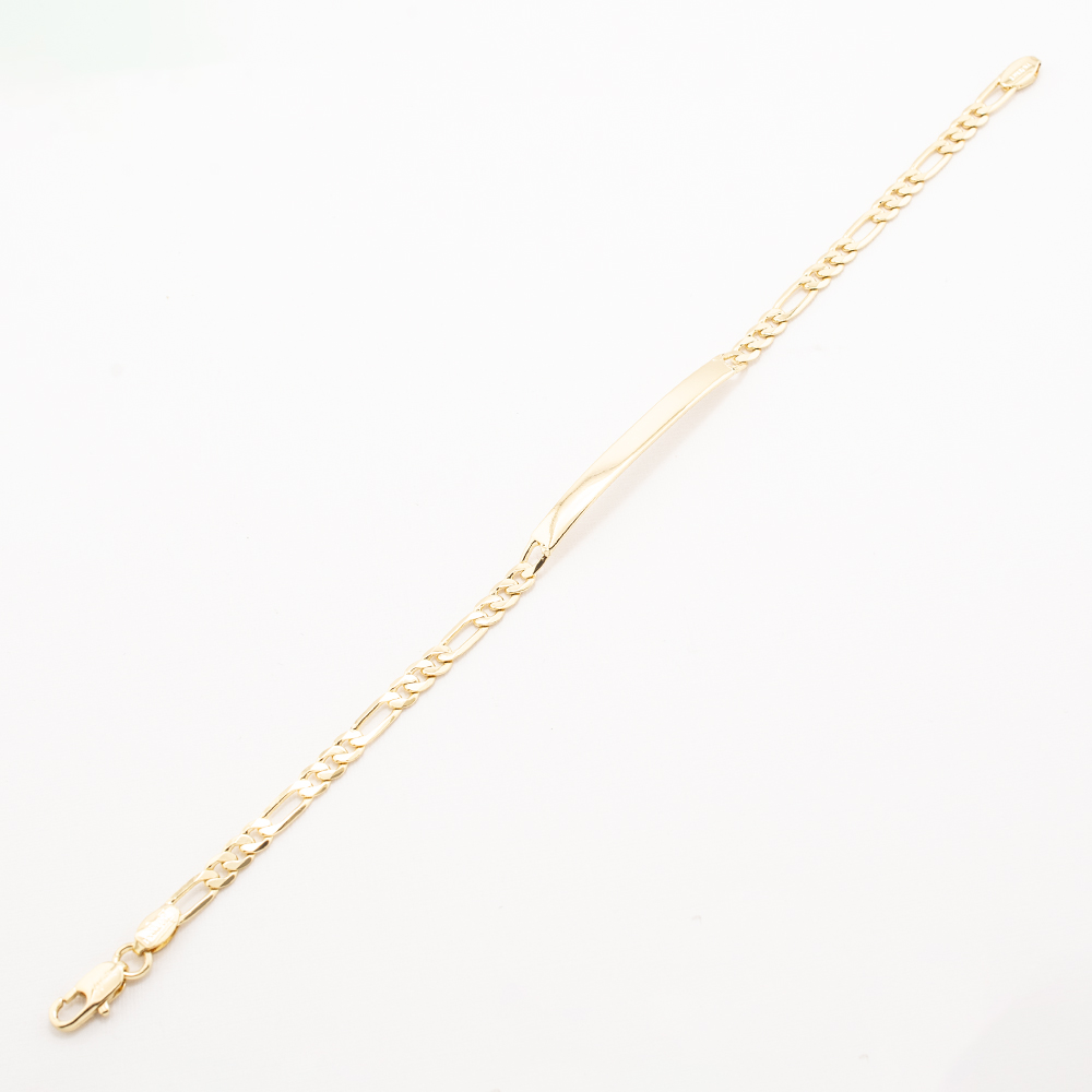 PULSERA CHAPA GOLDEN CASTING