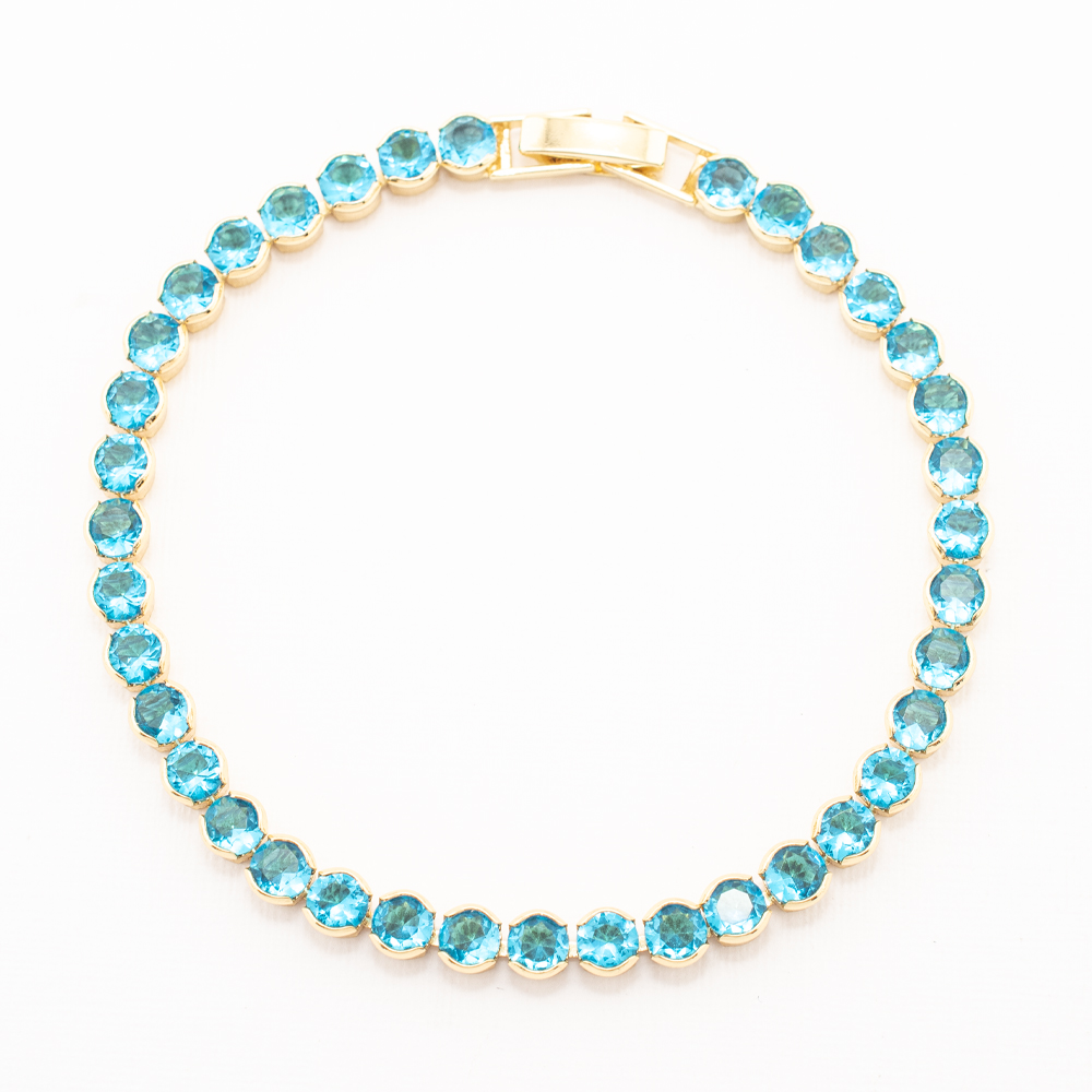 PULSERA CHAPA CRYSTIME