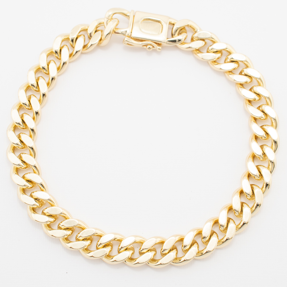 PULSERA CHAPA GOLDEN CASTING