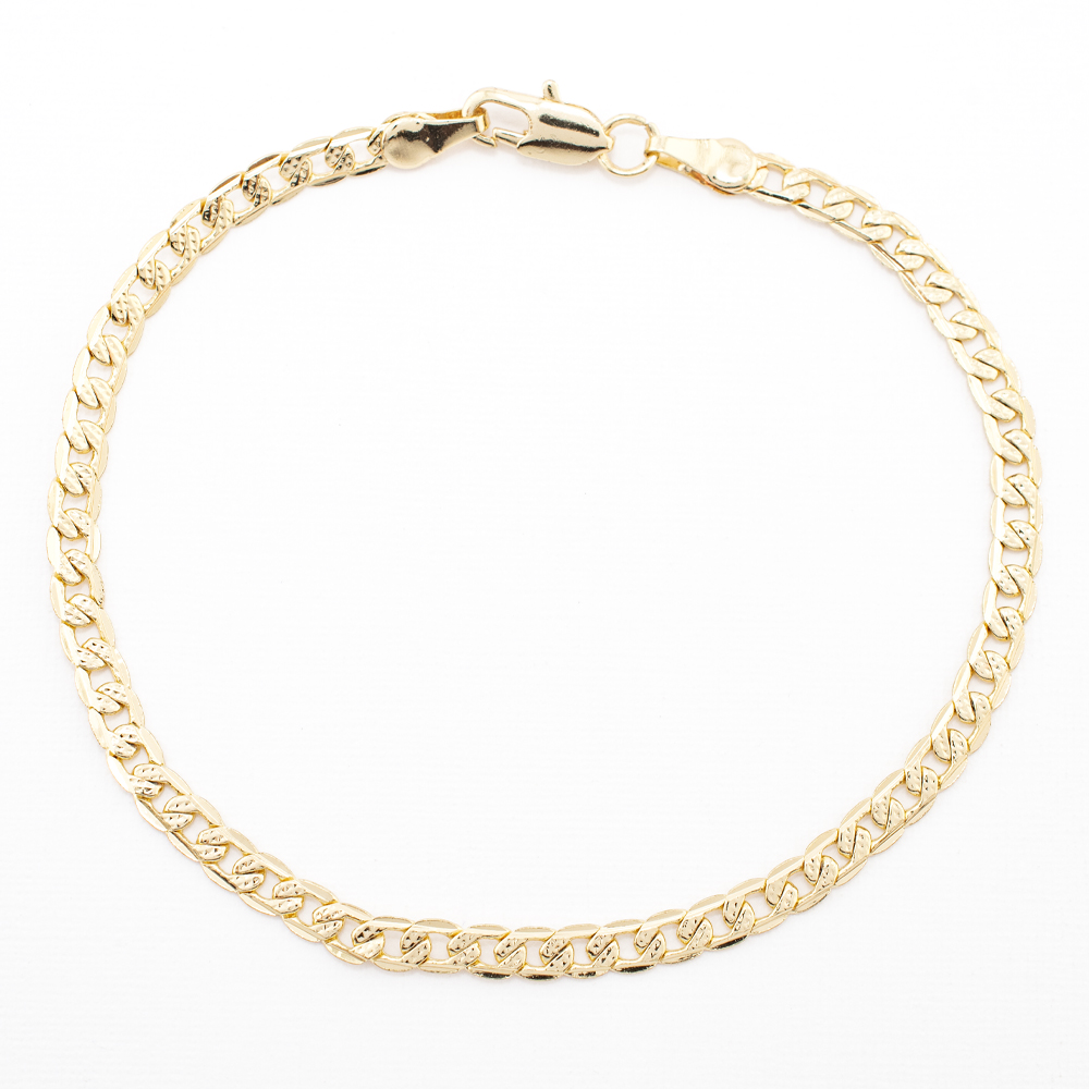 PULSERA CHAPA GOLDEN CASTING