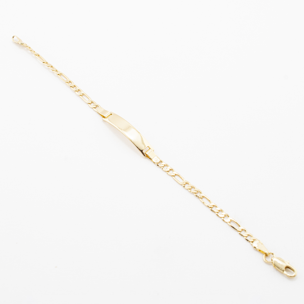 PULSERA CHAPA GOLDEN CASTING